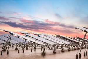 Solar accounted for almost half of total clean energy investment in 2014, its highest share ever